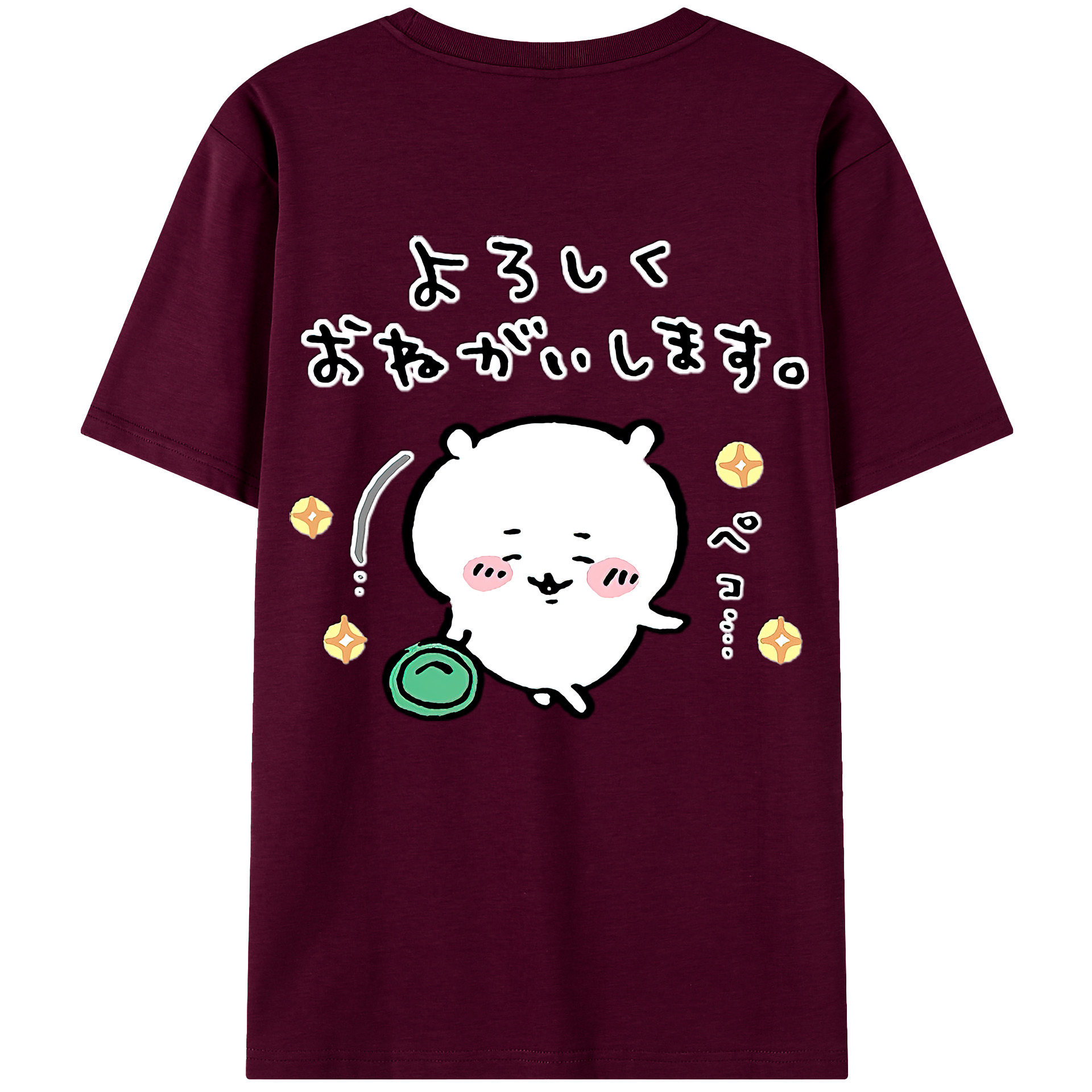 （画像用） ちいかわ ちいかわ Chii-kawa chiikawa レディース半袖Tシャツ(バックプリント)